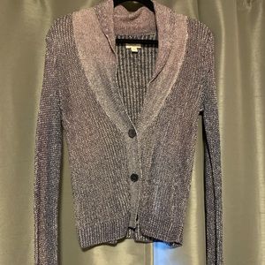 ✨2/10$✨ distressed purple cardigan
